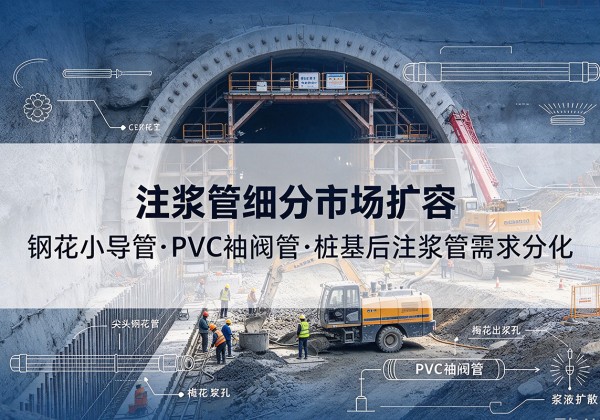 木垒注浆管细分市场扩容，隧道钢花小导管、PVC 袖阀管、桩基后注浆管需求分化